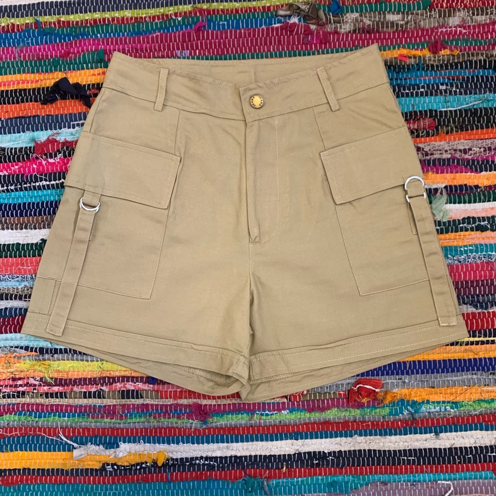 Pocket Utility Khaki Shorts M (6)